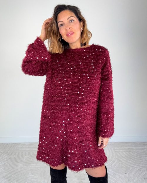 Abito Party Bordeaux