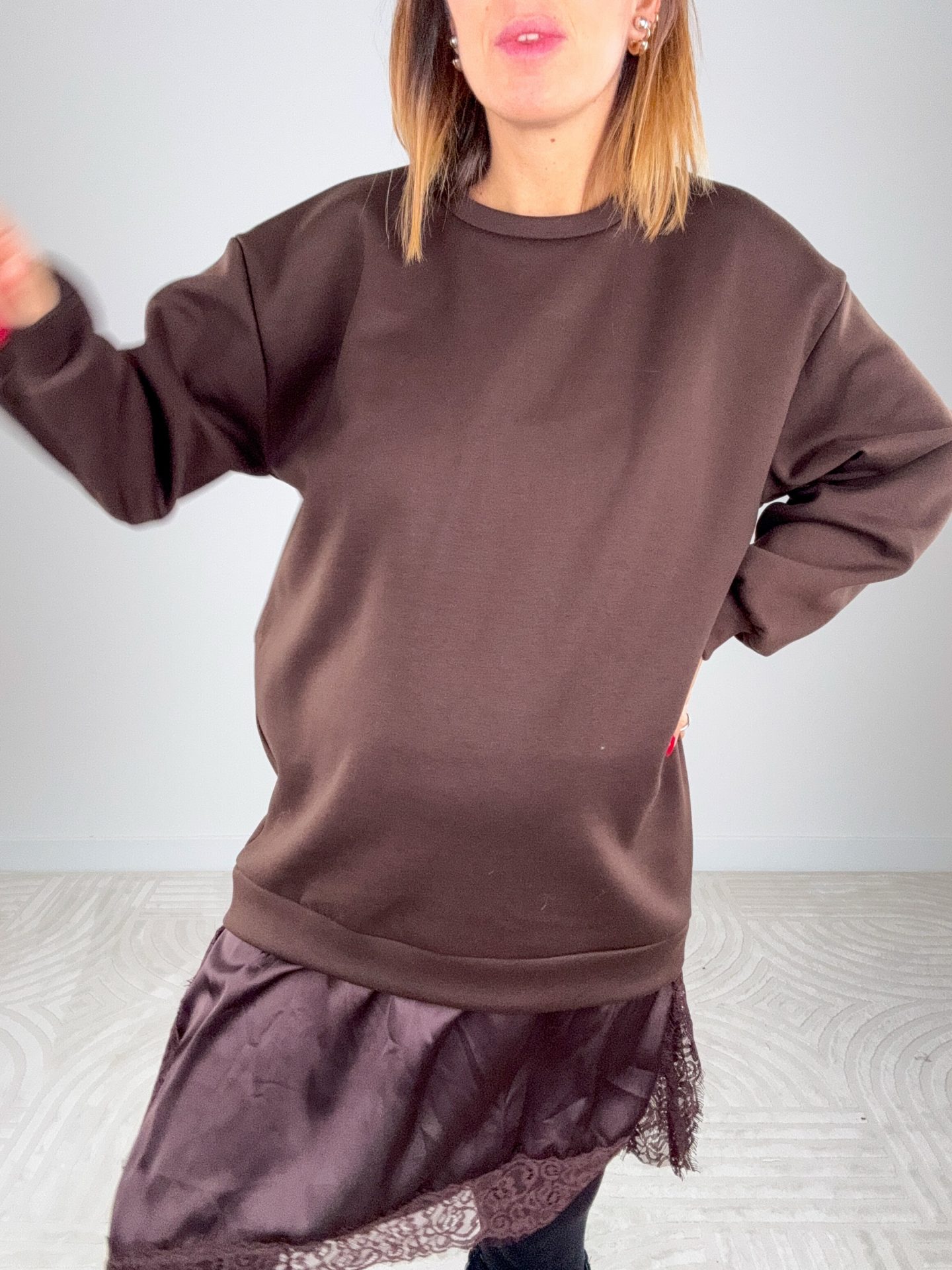 Abito Felpa Lingerie Ciocco - immagine 3