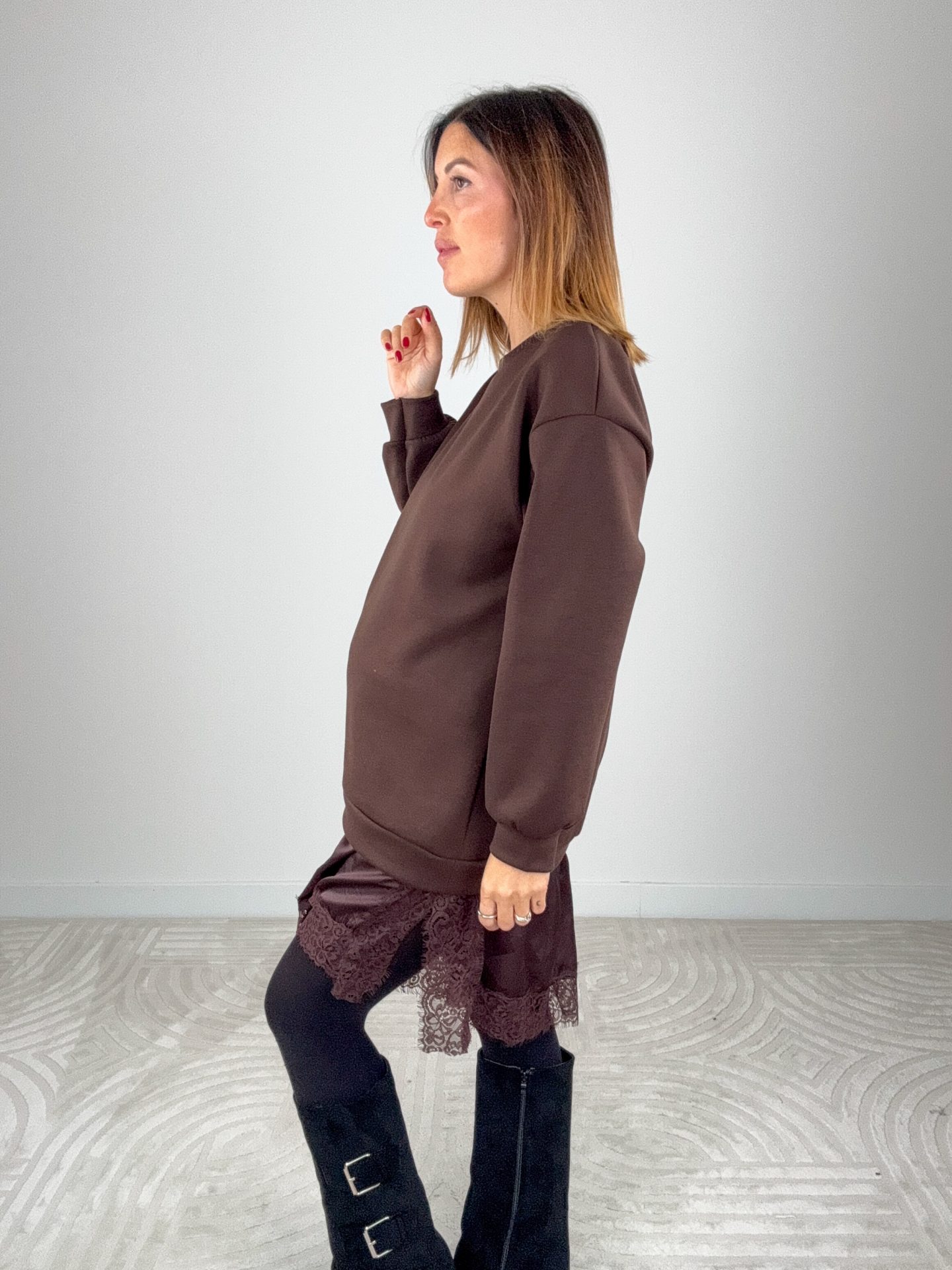 Abito Felpa Lingerie Ciocco - immagine 5