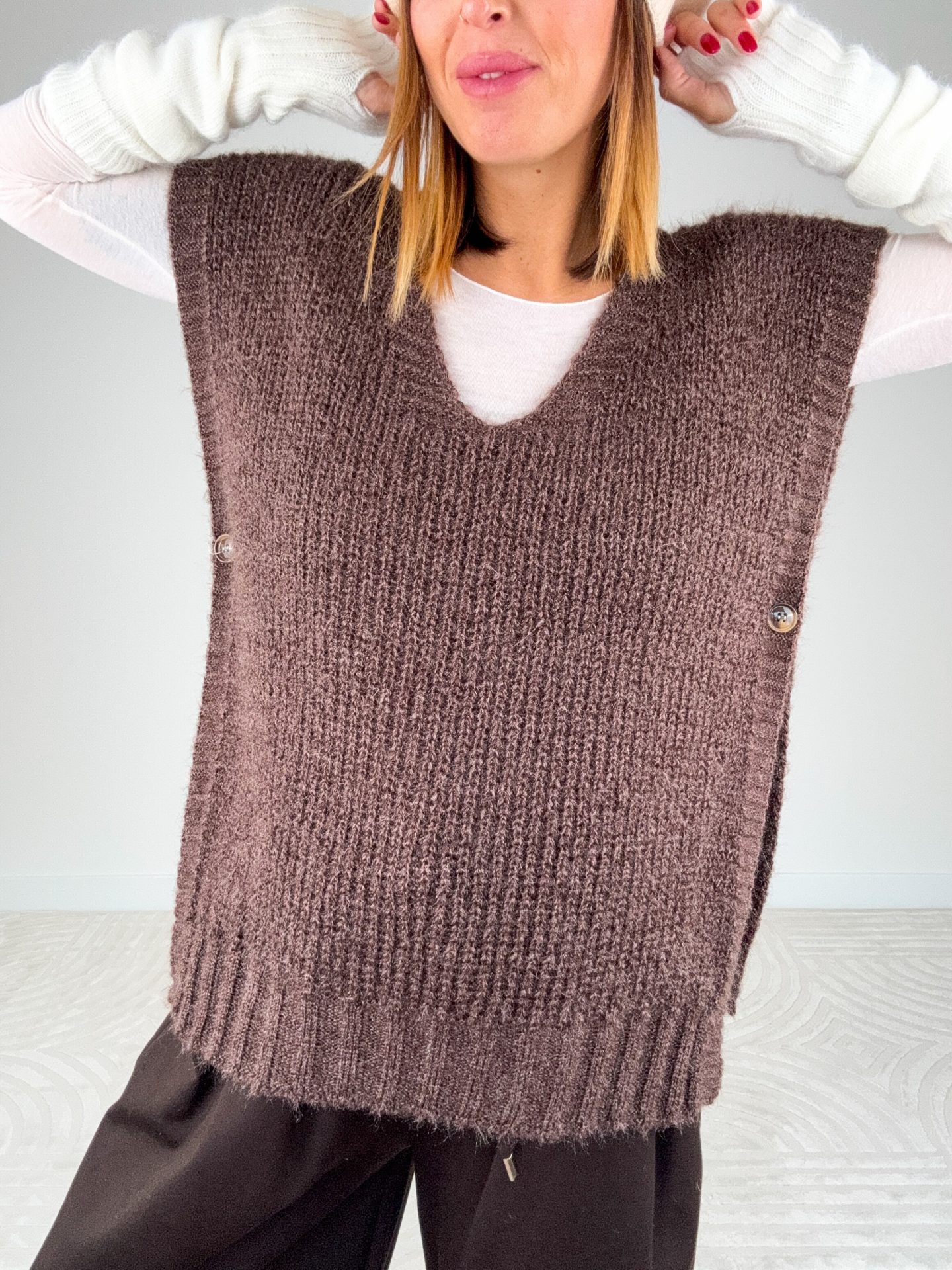 Gilet Fiammetta Ciocco - immagine 2