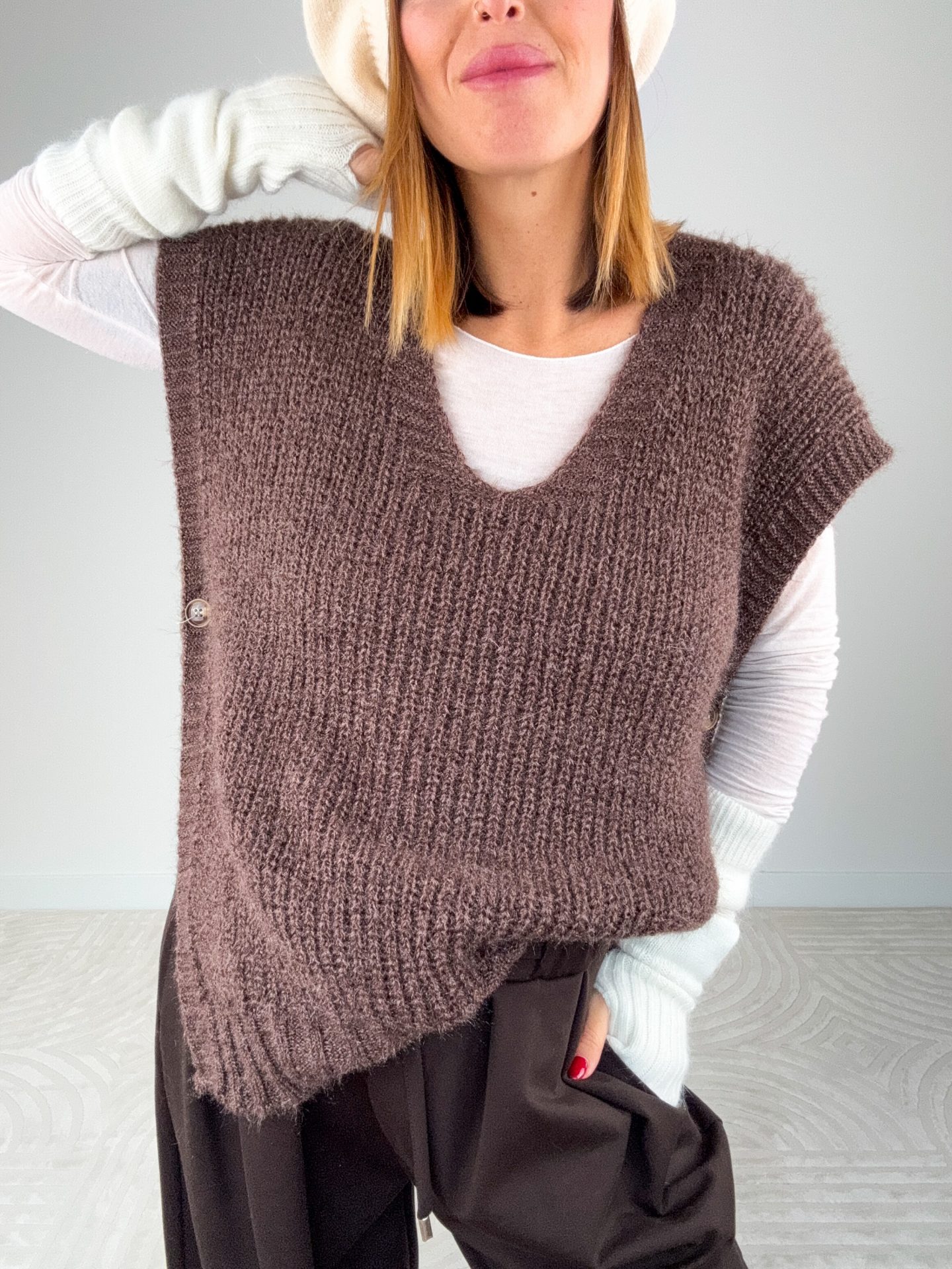 Gilet Fiammetta Ciocco