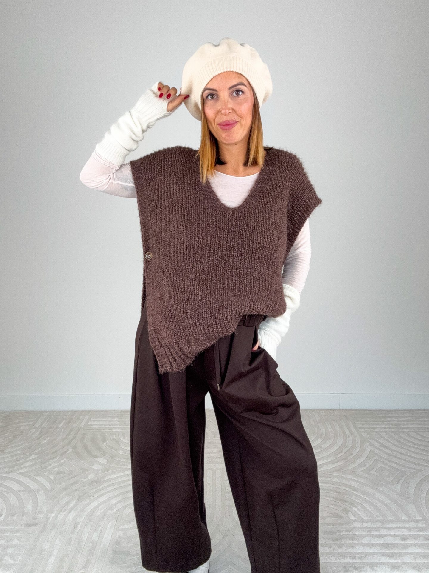 Gilet Fiammetta Ciocco - immagine 3