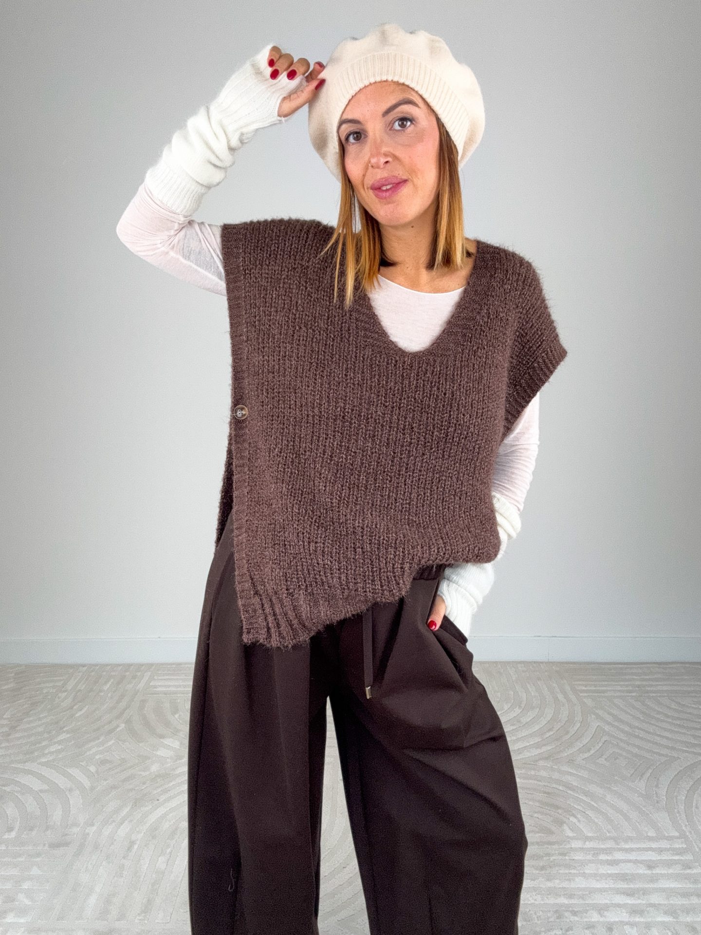 Gilet Fiammetta Ciocco - immagine 5