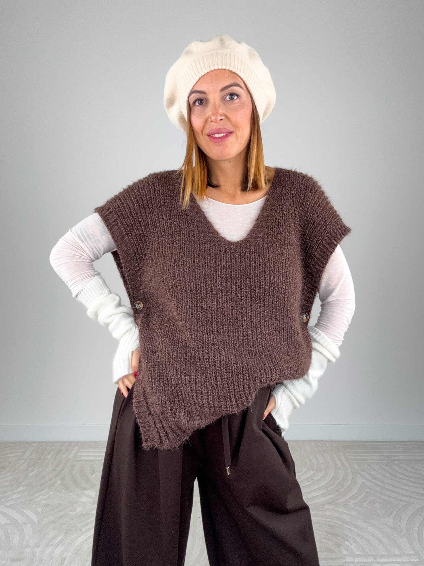 Gilet Fiammetta Ciocco - immagine 7