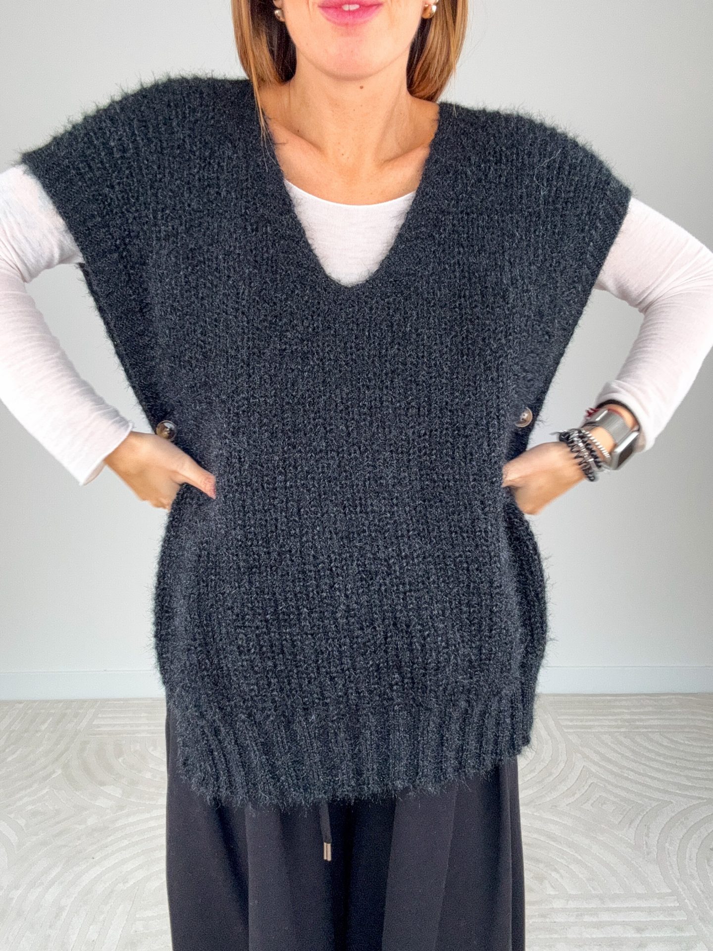 Gilet Fiammetta Nero - immagine 4