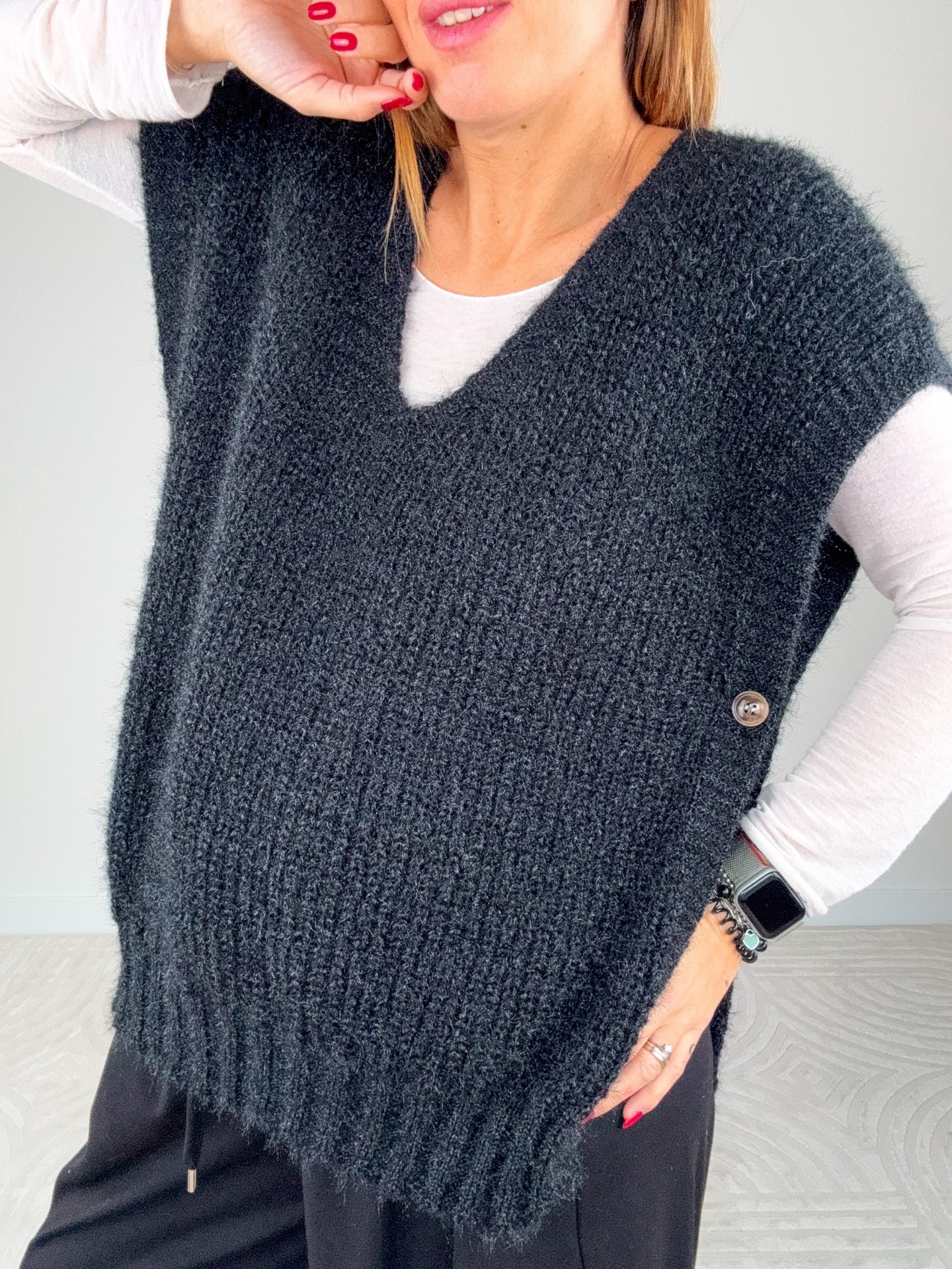 Gilet Fiammetta Nero - immagine 5