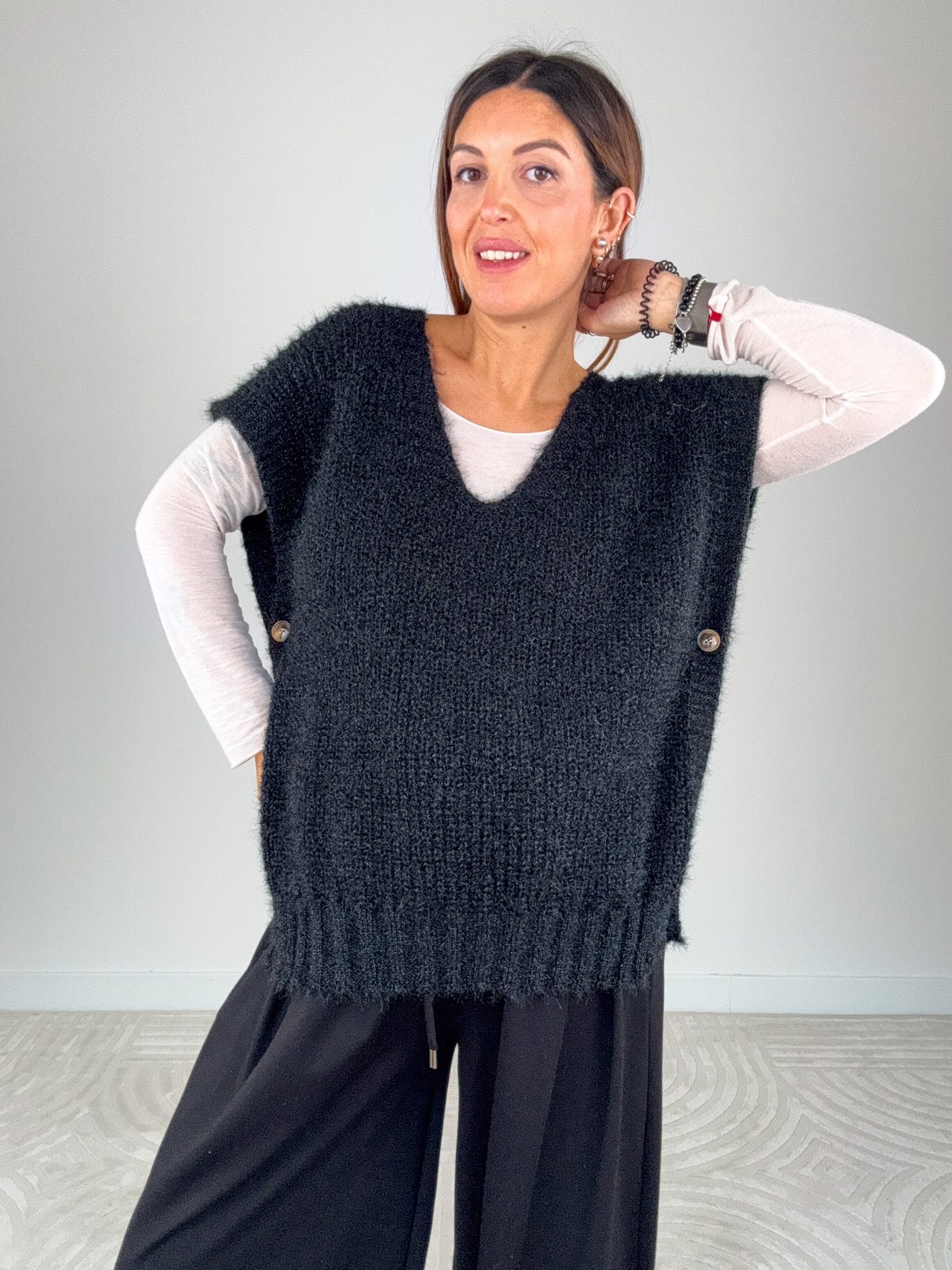 Gilet Fiammetta Nero - immagine 6