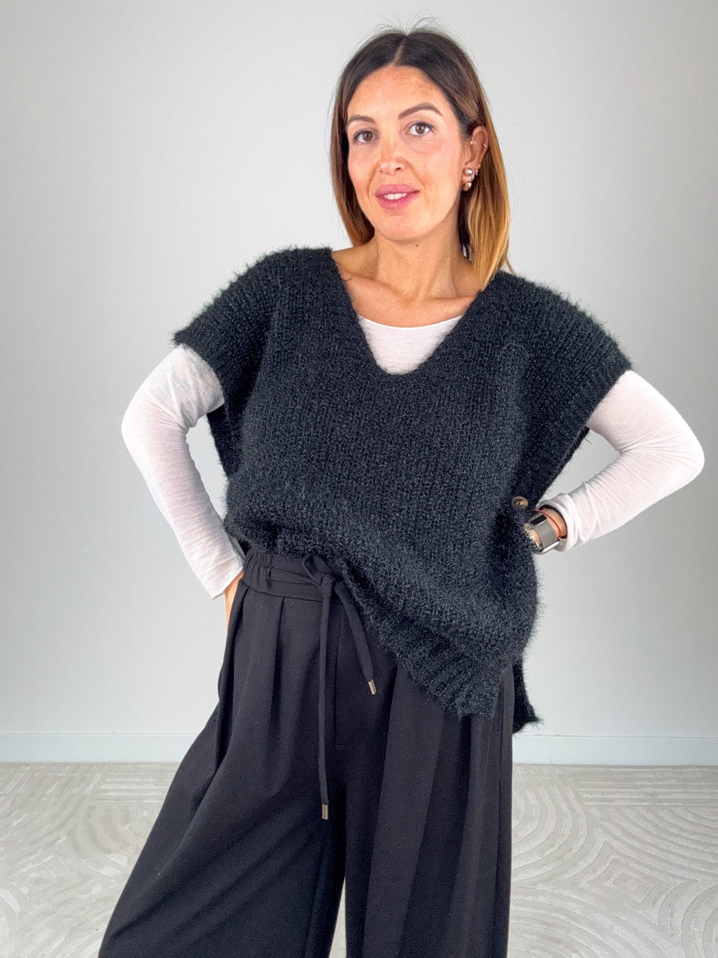 Gilet Fiammetta Nero - immagine 7