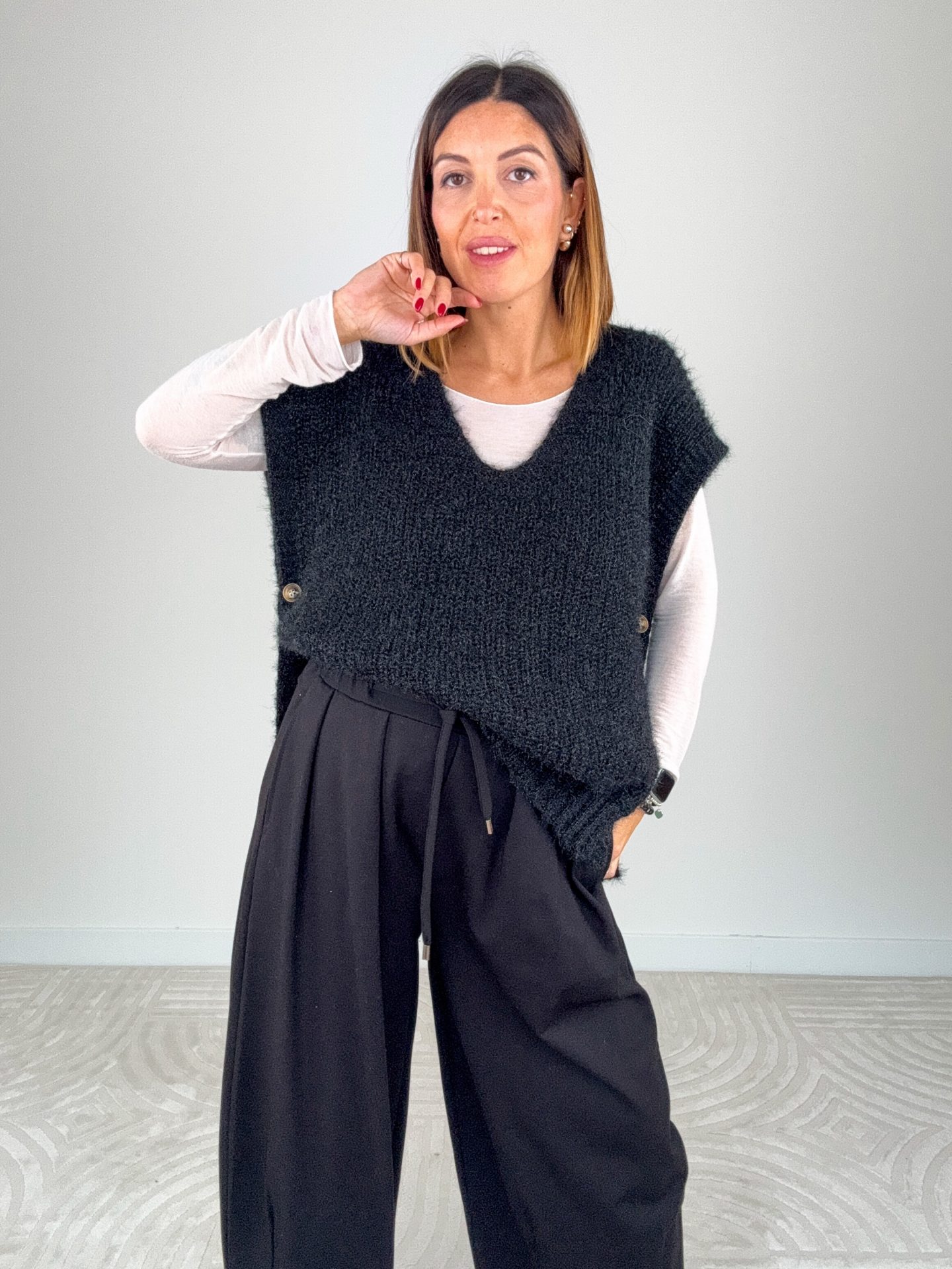 Gilet Fiammetta Nero - immagine 8