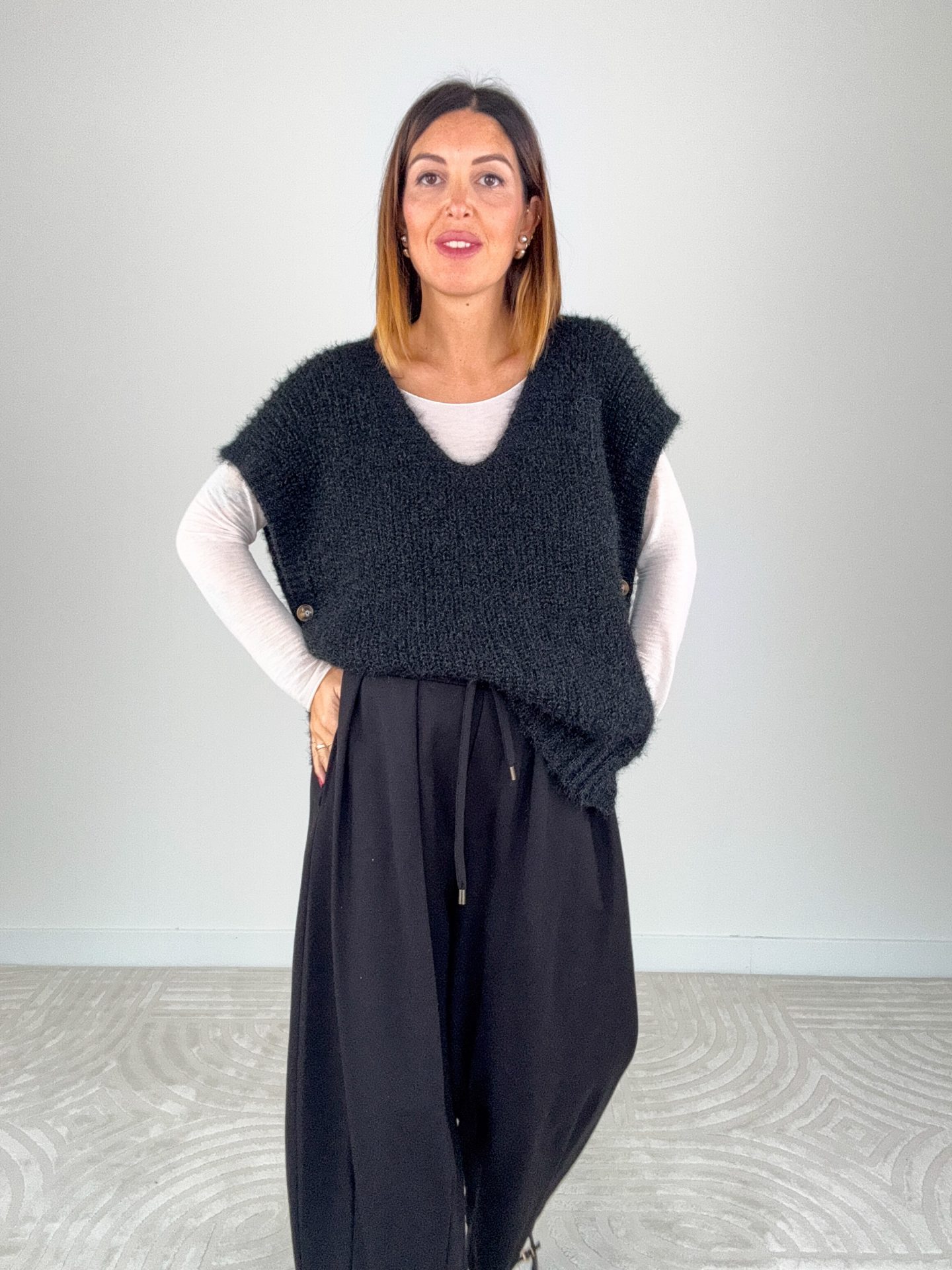 Gilet Fiammetta Nero - immagine 9