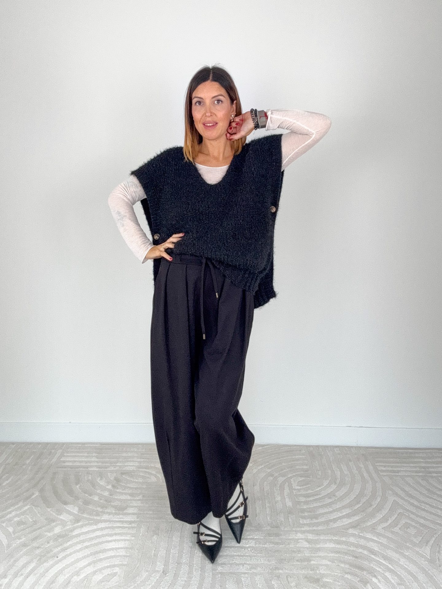 Gilet Fiammetta Nero - immagine 11