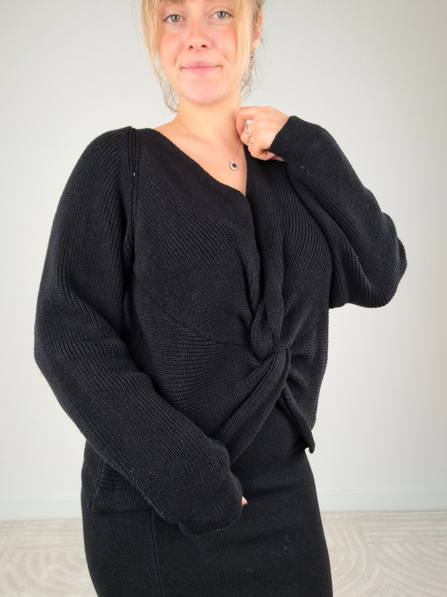 Cardigan Nodo Nero - immagine 5