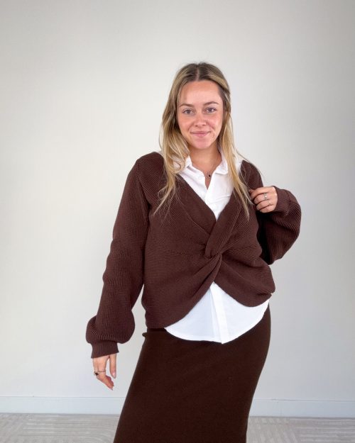 Cardigan Nodo Ciocco