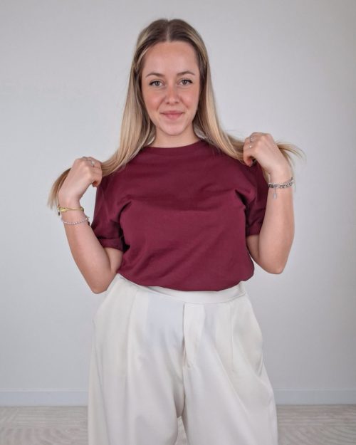 T-Shirt Giorgia Bordeaux
