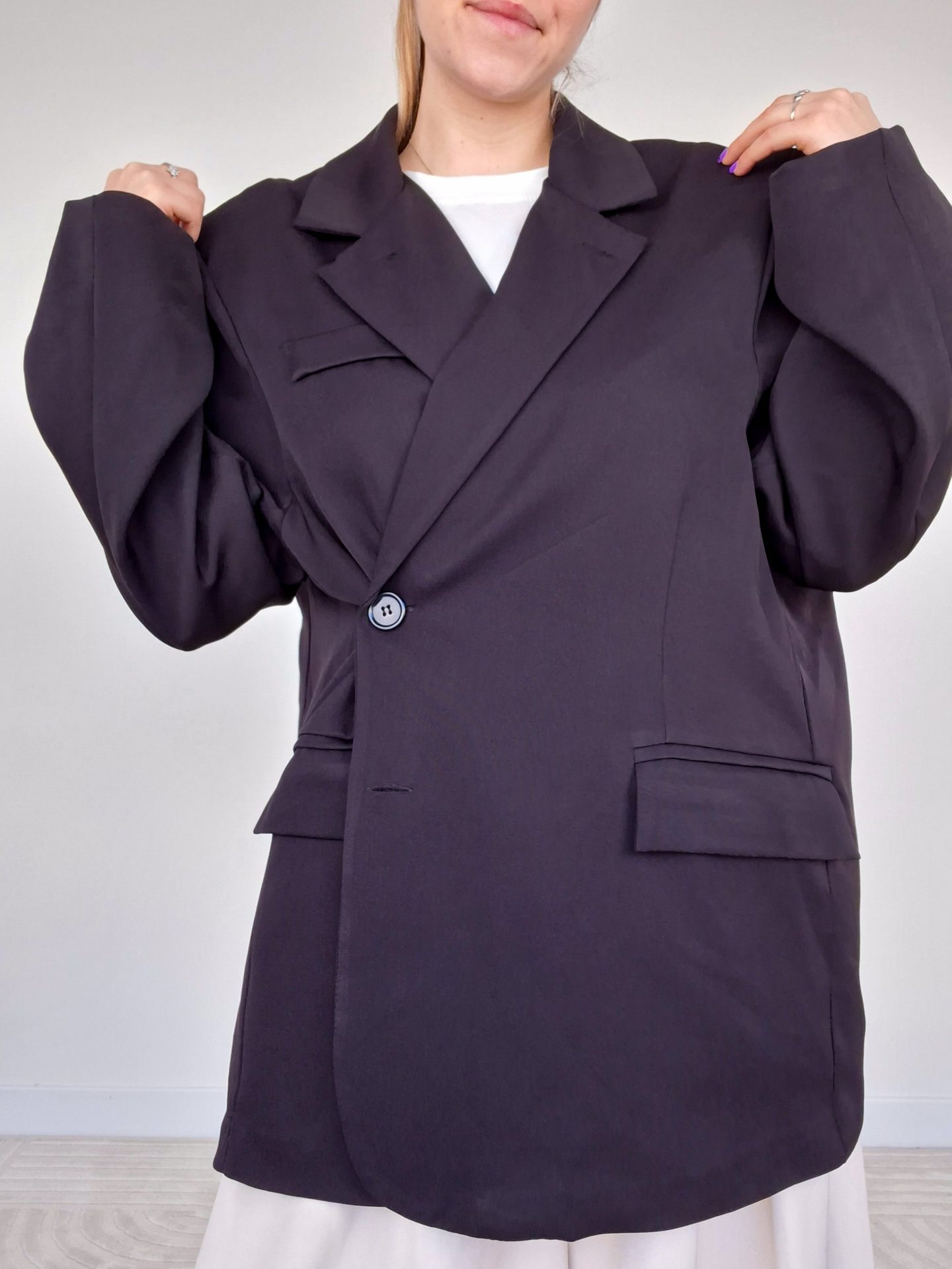 Blazer Incrocio Nero - immagine 9