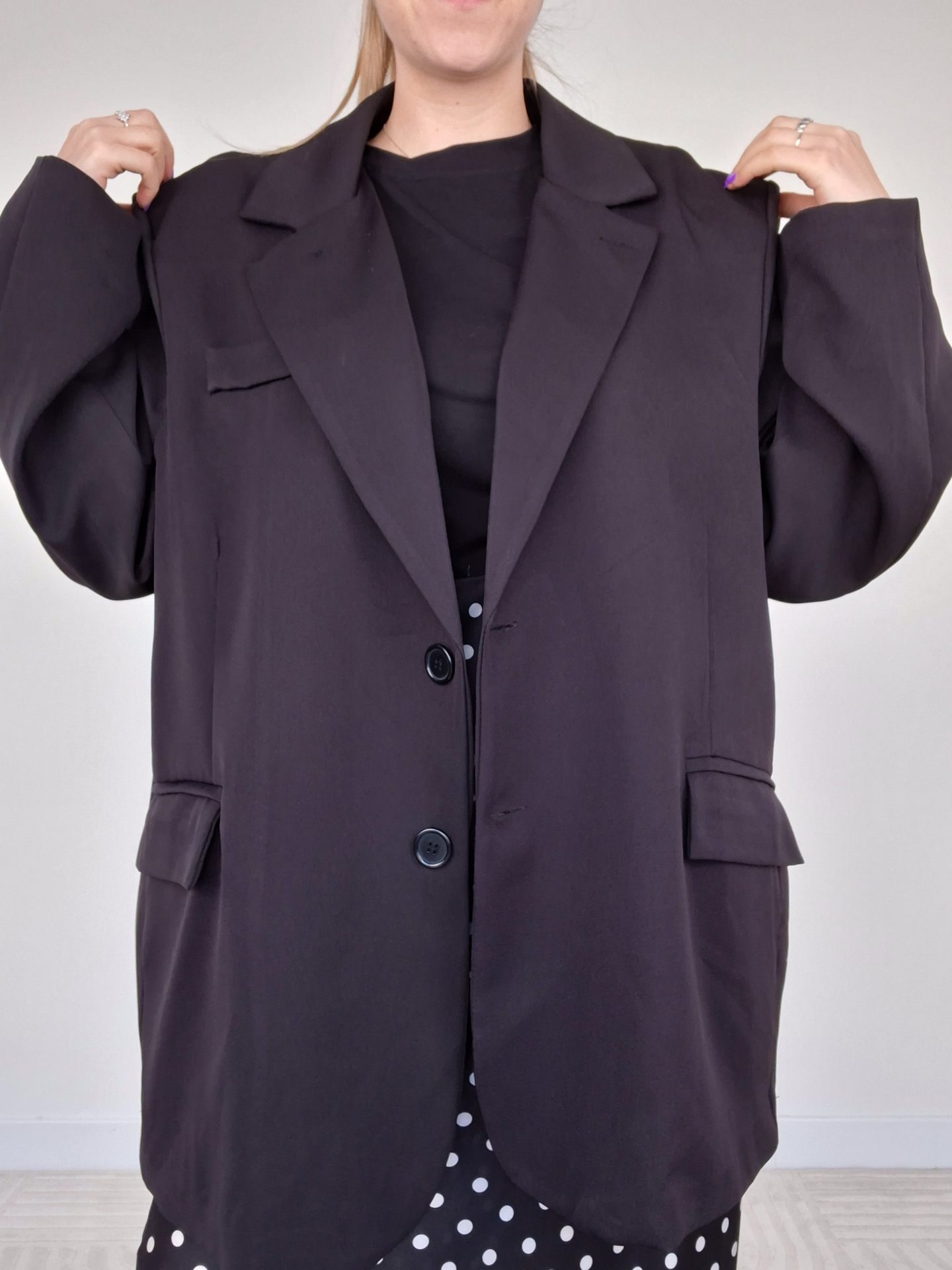 Blazer Incrocio Nero - immagine 7