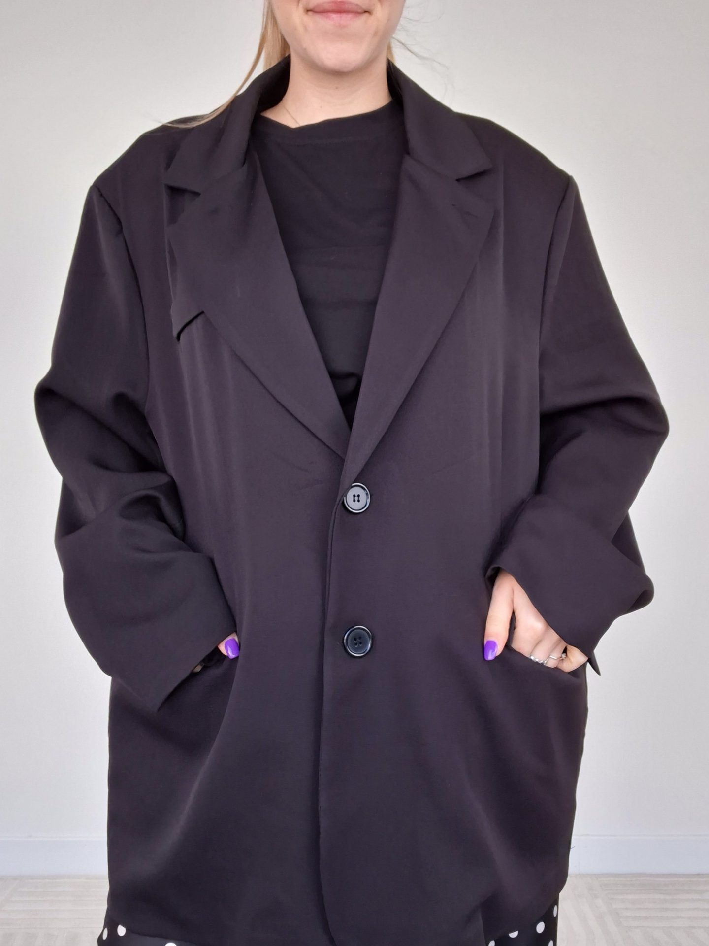 Blazer Incrocio Nero - immagine 6