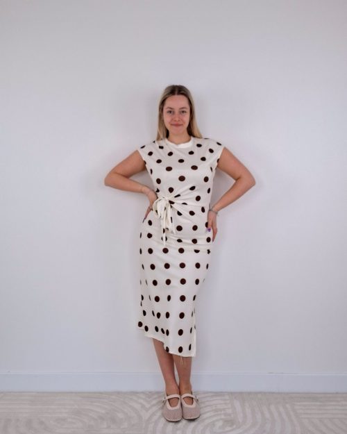 Abito Pois Bianco