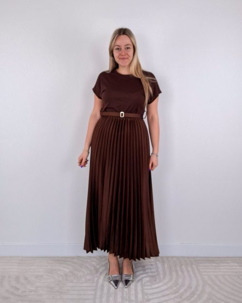 Abito Plissè Ciocco