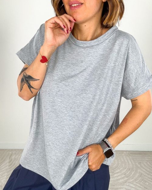 T-shirt Francesca Grigia