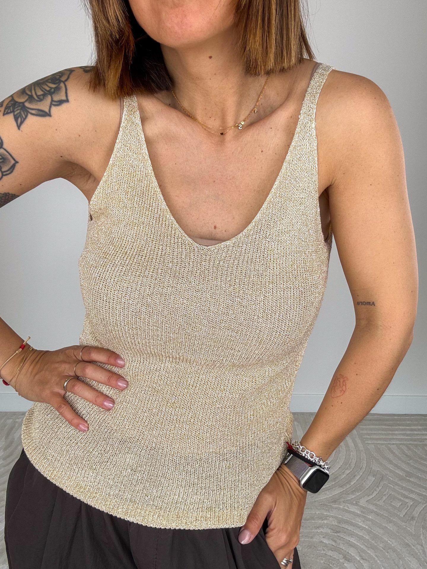 Top Lurex Oro - immagine 4
