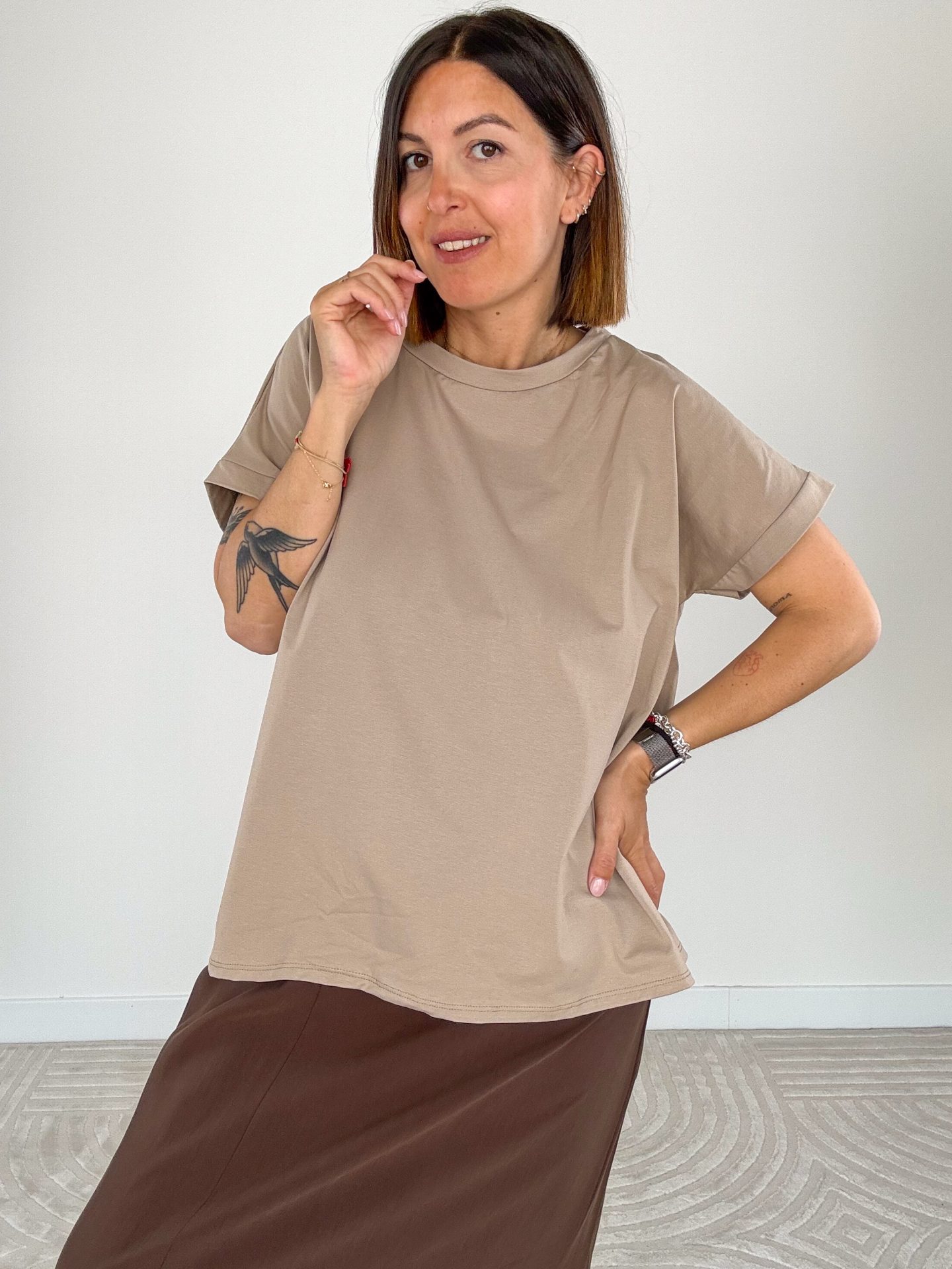 T-shirt Francesca Nocciola - immagine 5