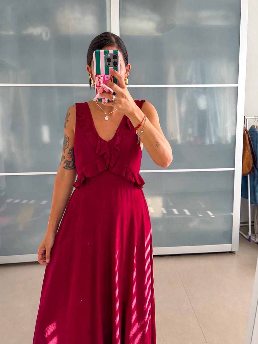 Abito Susanna Bordeaux - immagine 3