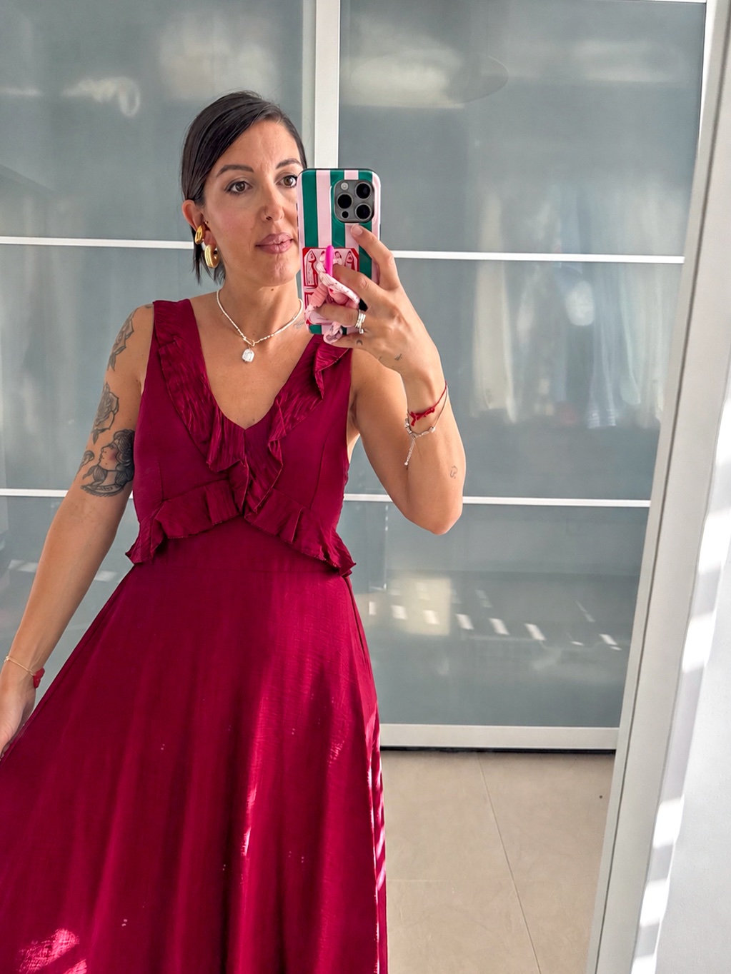 Abito Susanna Bordeaux - immagine 4