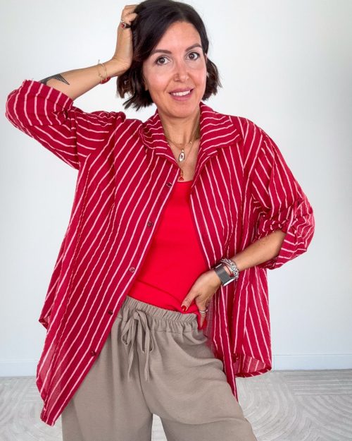 Camicia Sailor Rosso