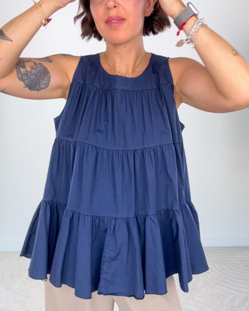 Top Volant Navy