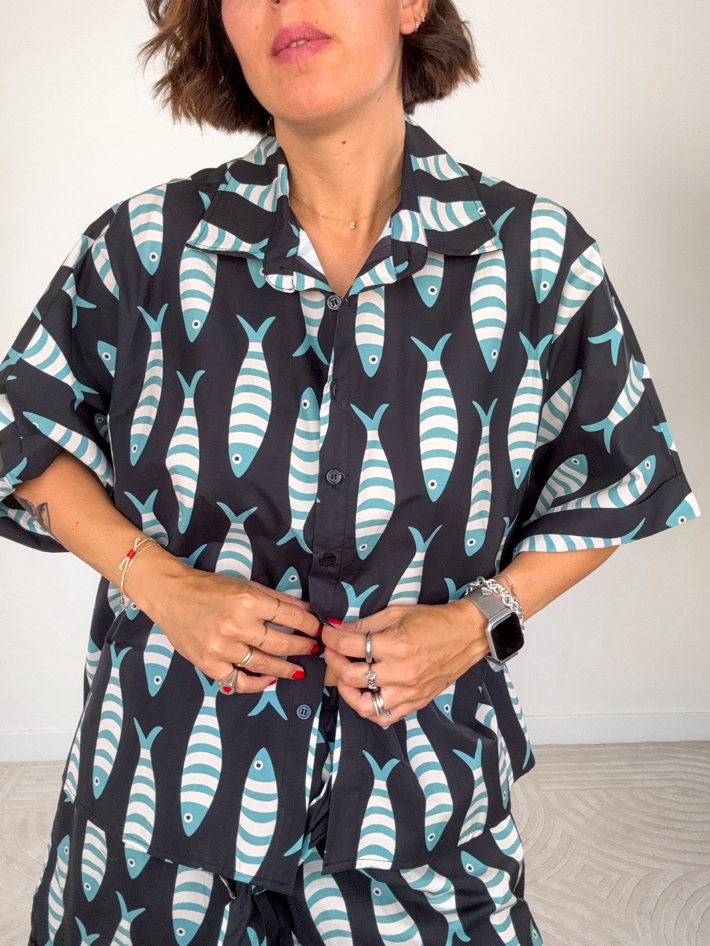 Camicia Sardina Oceano - immagine 4