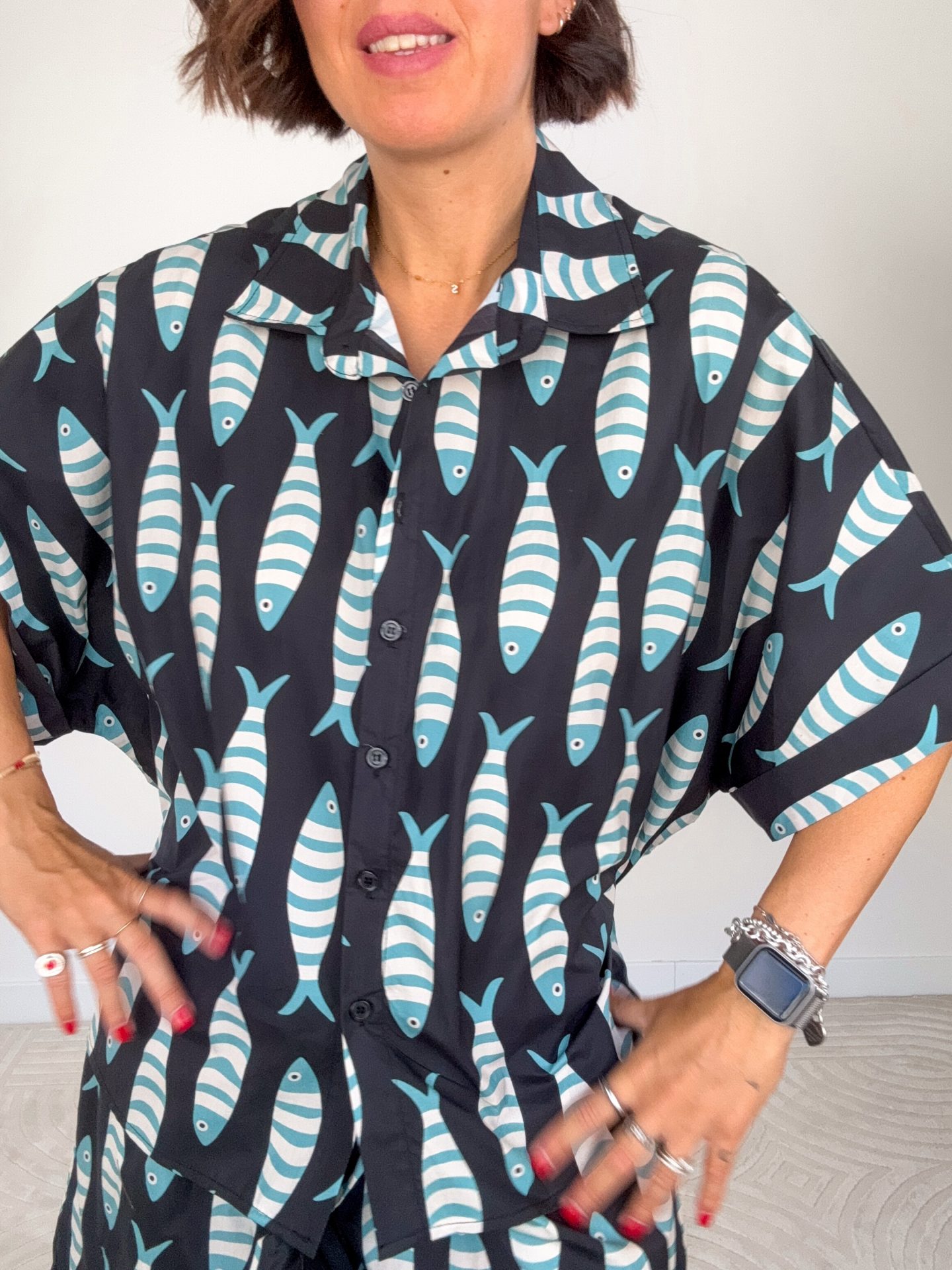 Camicia Sardina Oceano - immagine 2