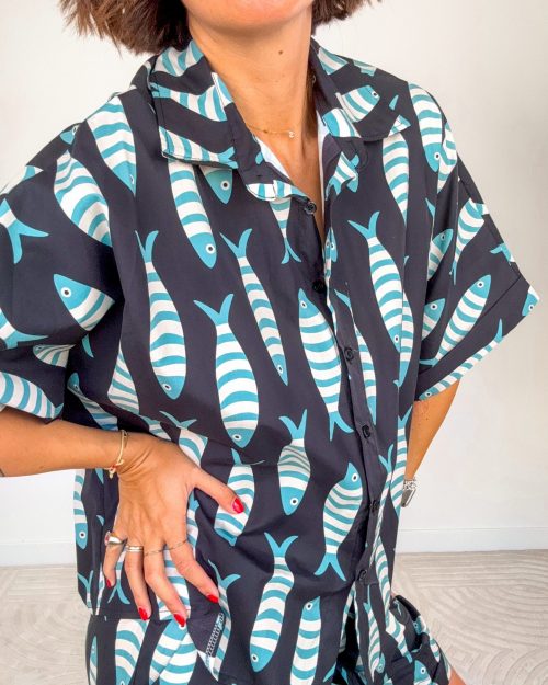 Camicia Sardina Oceano