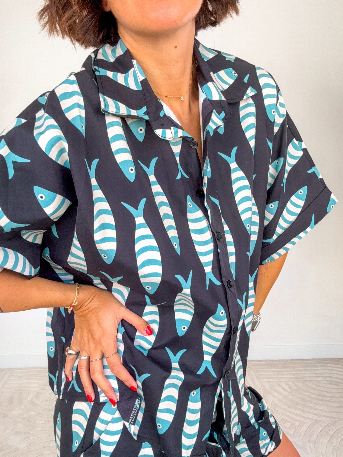 Camicia Sardina Oceano