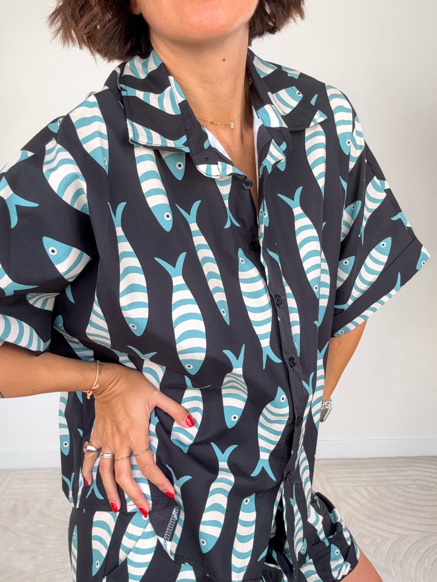 Camicia Sardina Oceano - immagine 5