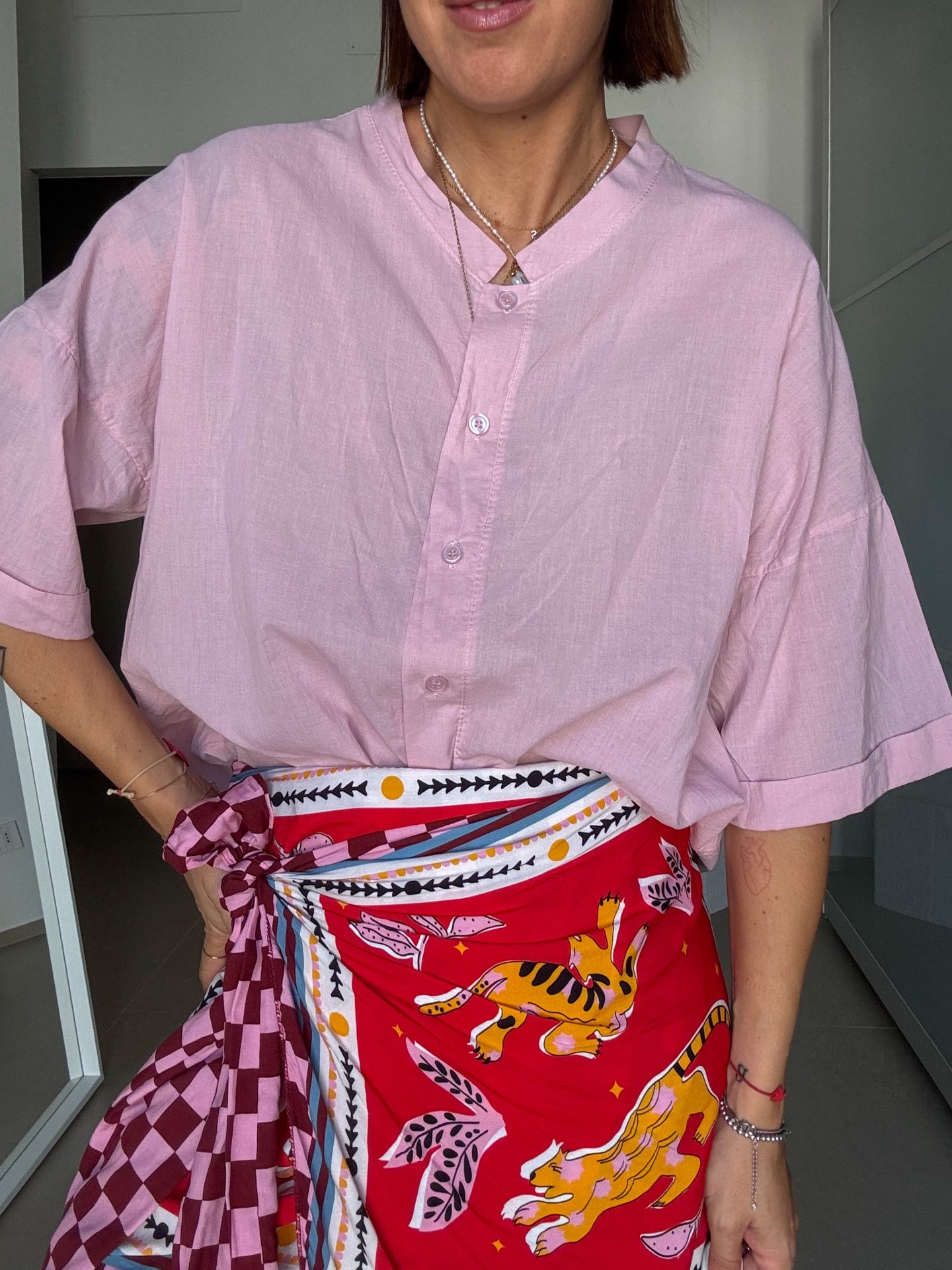 Camicia Bunny Rosa