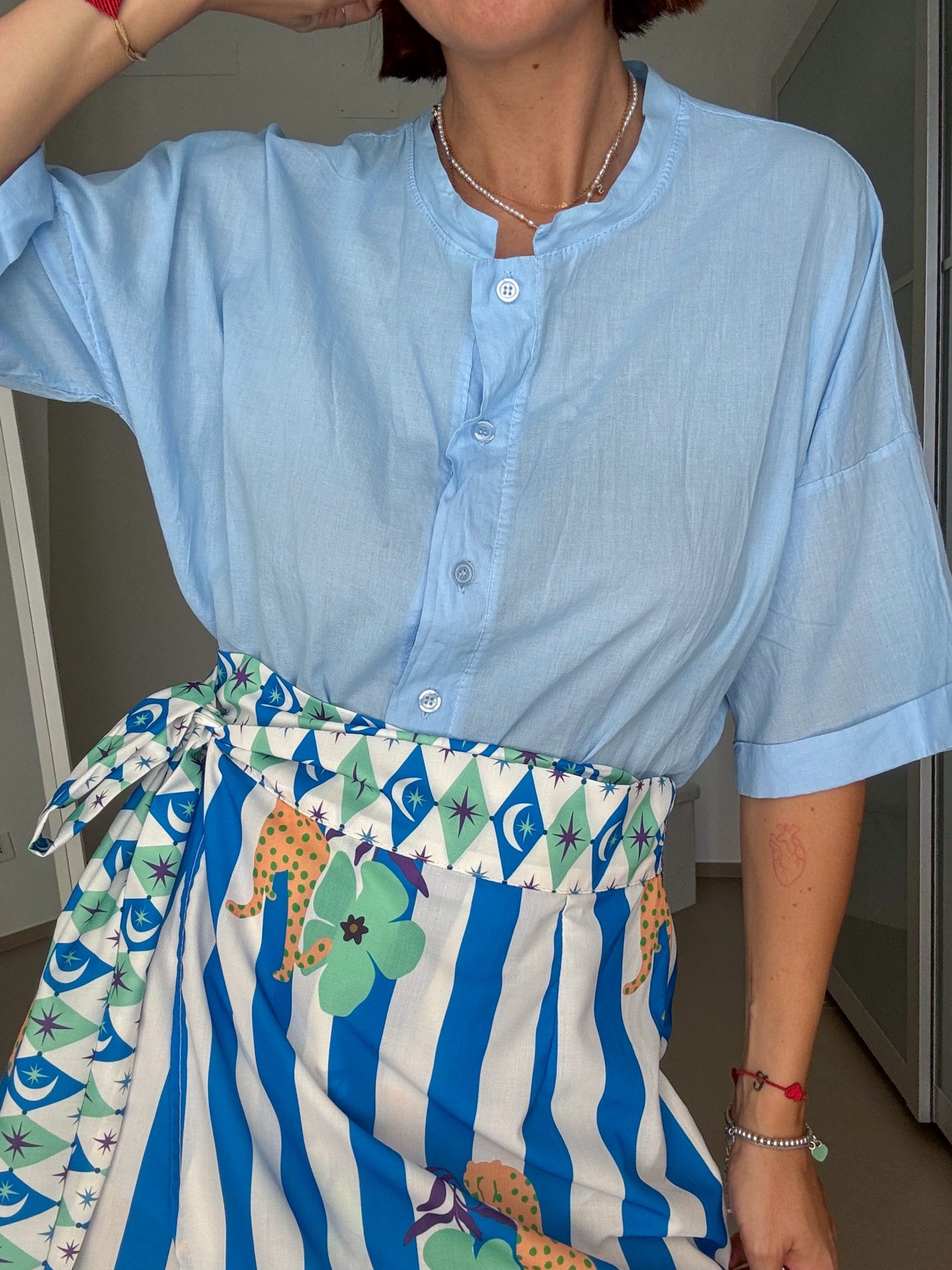 Camicia Bunny Azzurro