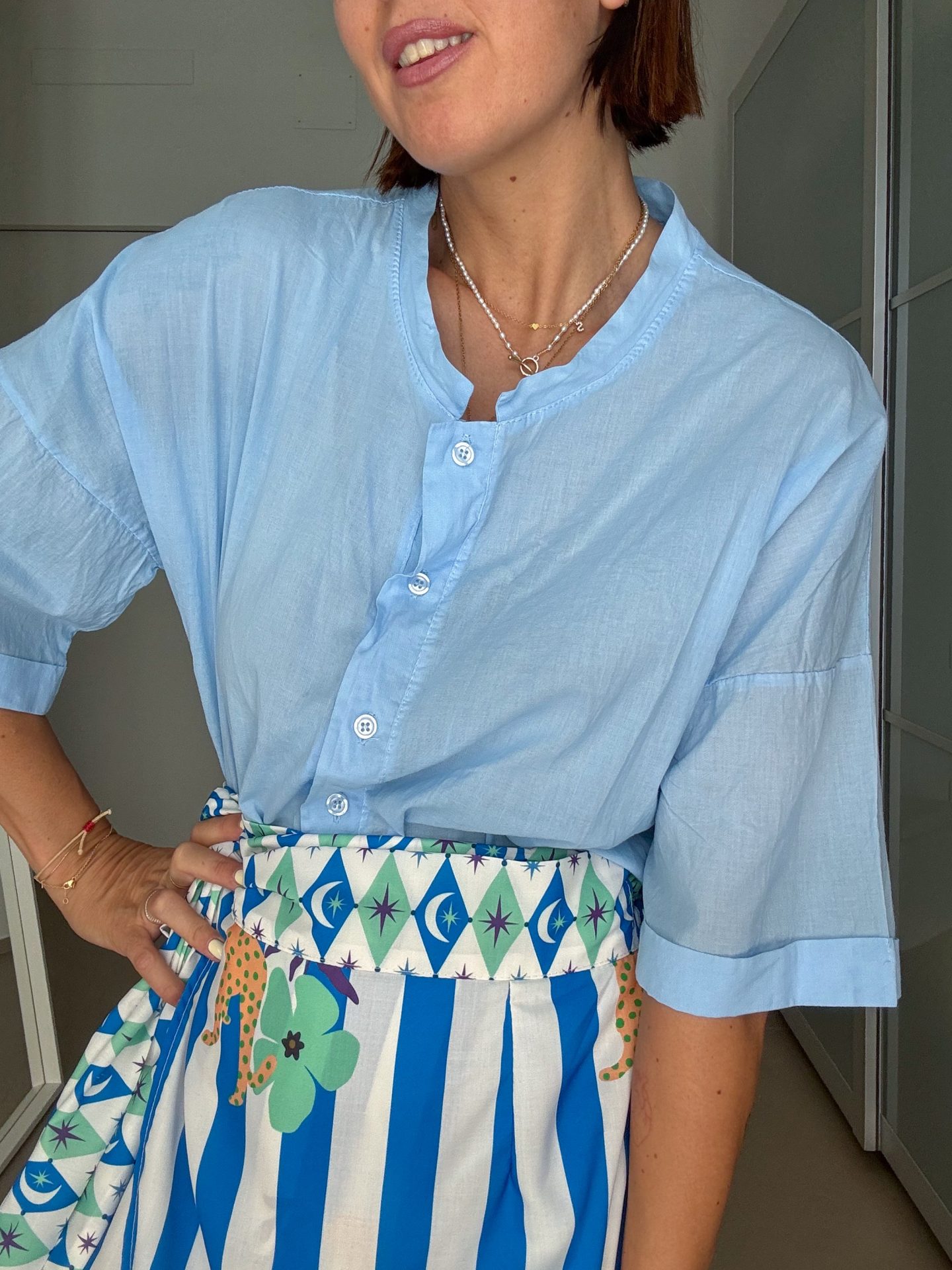 Camicia Bunny Azzurro - immagine 6